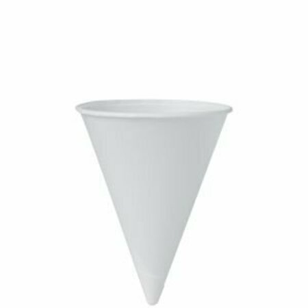 SOLO CUP Cup Conical Water Paper 4.25 oz Unprinted Boxed 2, 200PK 42R-2050